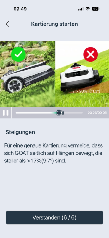 Test – ECOVACS GOAT A1600 LiDAR PRO – Mähroboter mit TruEdge-Trimmer ohne Kabel IMG 8229 368x800 - Test – ECOVACS GOAT A1600 LiDAR PRO – Mähroboter mit TruEdge-Trimmer ohne Kabel