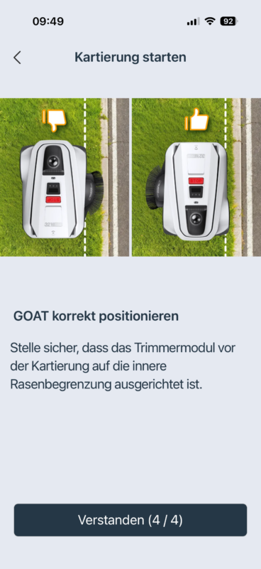 Test – ECOVACS GOAT A1600 LiDAR PRO – Mähroboter mit TruEdge-Trimmer ohne Kabel IMG 8236 368x800 - Test – ECOVACS GOAT A1600 LiDAR PRO – Mähroboter mit TruEdge-Trimmer ohne Kabel