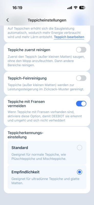 Test – ECOVACS DEEBOT X12 OmniCyclone – Saug- und Wischroboter mit FocusJet 26 06 30 16 19 09 0516 368x800 - Test – ECOVACS DEEBOT X12 OmniCyclone – Saug- und Wischroboter mit FocusJet