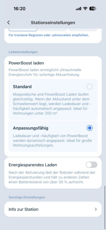 Test – ECOVACS DEEBOT X12 OmniCyclone – Saug- und Wischroboter mit FocusJet 26 06 30 16 20 12 0530 368x800 - Test – ECOVACS DEEBOT X12 OmniCyclone – Saug- und Wischroboter mit FocusJet