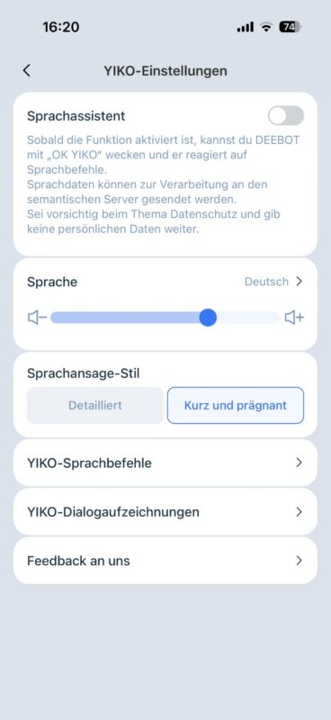 Test – ECOVACS DEEBOT X12 OmniCyclone – Saug- und Wischroboter mit FocusJet 26 06 30 16 20 23 0532 368x800 - Test – ECOVACS DEEBOT X12 OmniCyclone – Saug- und Wischroboter mit FocusJet