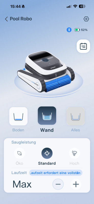 IMG 1241 369x800 - Test &ndash; ECOVACS ULTRAMARINE P1 &ndash; Poolroboter