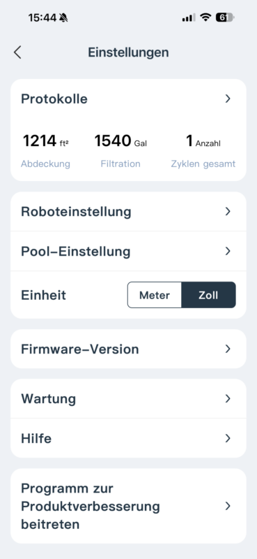 IMG 1242 369x800 - Test &ndash; ECOVACS ULTRAMARINE P1 &ndash; Poolroboter