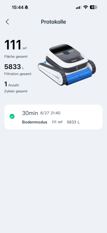 IMG 1243 369x800 - Test &ndash; ECOVACS ULTRAMARINE P1 &ndash; Poolroboter