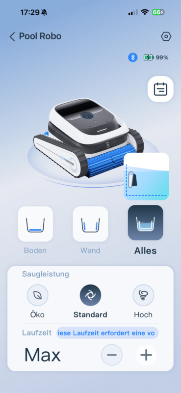 IMG 1255 369x800 - Test &ndash; ECOVACS ULTRAMARINE P1 &ndash; Poolroboter